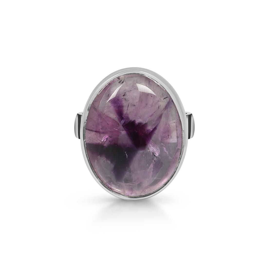 Star Amethyst Adjustable Ring-(STA-R-6.)